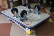 Cách lắp xe đẩy hàng 4 bánh