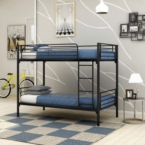 Giường Sắt 2 Tầng Sơn Đen/Trắng DAKITA