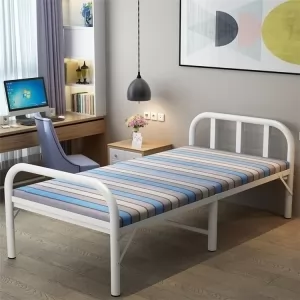 [ĐẸP - RẺ - CỨNG CÁP] Giường Ngủ Có Nệm Gấp Gọn DAKITA DKN-800 Sọc 3 Màu
