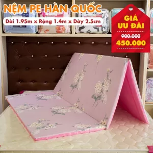 Nệm PE Hàn Quốc Giá Rẻ Nhiều Kích Thước – Màu Ngẫu Nhiên