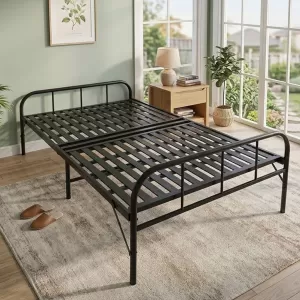 [THÉP DÀY – GẤP GỌN LINH HOẠT] Giường Sắt Xếp Gọn 2 Đoạn Siêu Tiện Lợi Thương Hiệu DAKITA