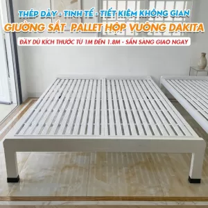 Giường Sắt Pallet – Giải Pháp Nội Thất Tiết Kiệm, Hiện Đại - Đa Dạng Kích Thước