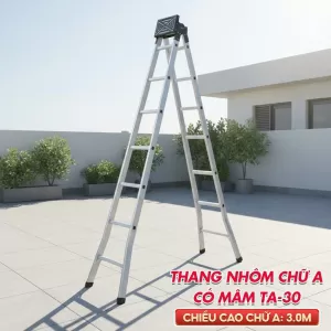 Thang nhôm chữ A phổ thông TA30 (3m)